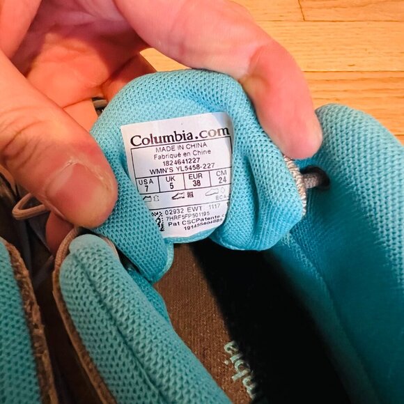 NEW Columbia Culvert Mid Omni-Tech Waterproof Hiking Boots YL5458-227 Women's 7 - Picture 6 of 16